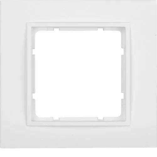 Berker 10116919 Rahmen 1fach B.7 polarweiß, matt Mesch Shop Berker 10116919 Rahmen 1fach B.7 polarweiß, matt Mesch Shop